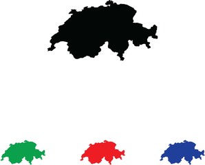 Icon Illustration with Four Color Variations