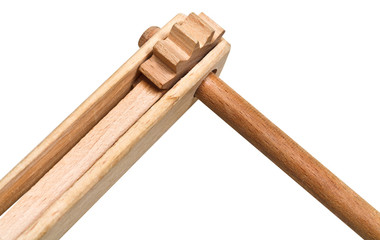 treshchotka (clapper) wooden musical instrument