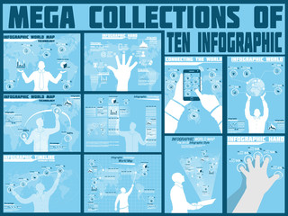 MEGA COLLECTIONS OF TEN INFOGRAPHIC TECHNOLOGY
