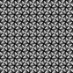 Black and white seamless pattern