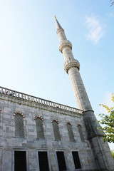 Fototapeta na wymiar Inside the mosque, Istanbul.