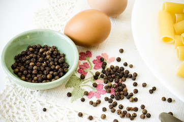 Macaroni Pepper and Eggs