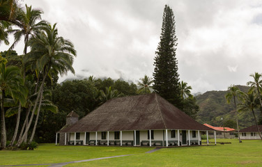 Waioli Huiia Mission Hall in Hanalei Kauai