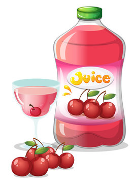 Cherry juice drink