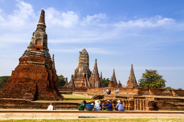 Naklejka premium Ancient pagoda and travel