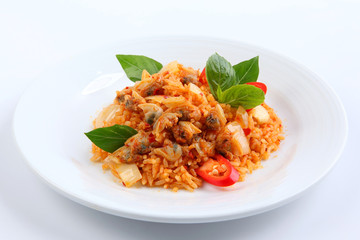 Tom Yum Fried rice ,Thai cuisine
