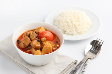 Thai food mussaman curry