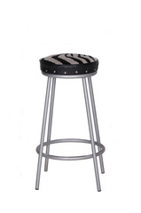 Zebra pattern stool