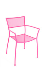 Pink Metal Chair