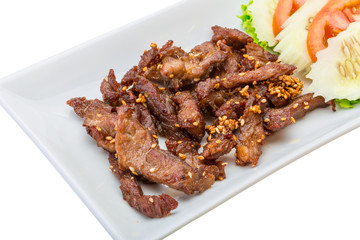 Fried pork thai style