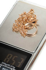 Jewelry scrap electronic scales