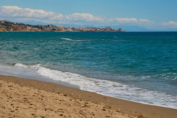 Beach in Fuengirola, Andalusia