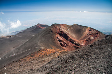 View of the volcanic landscape around Mount Etna - 61532958