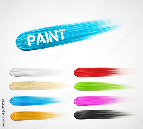 "Paint strokes" Stock image and royalty-free vector files on Fotolia.com - Pic 61533180
