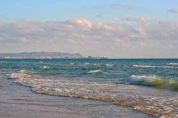 Look on Anapa from the coast in Vityazevo.