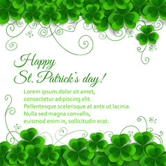 St. Patrick day card