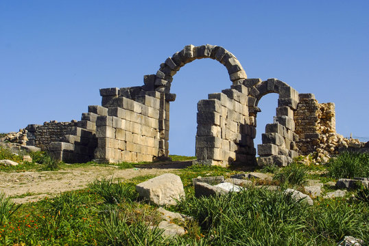 Porte de Tingis, Volubilis, Maroc