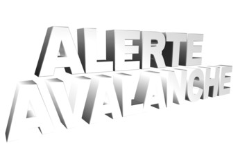 alerte avalanche 3D