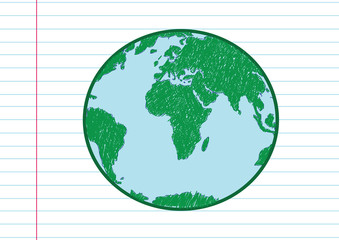 Globe earth vector icons themes idea design