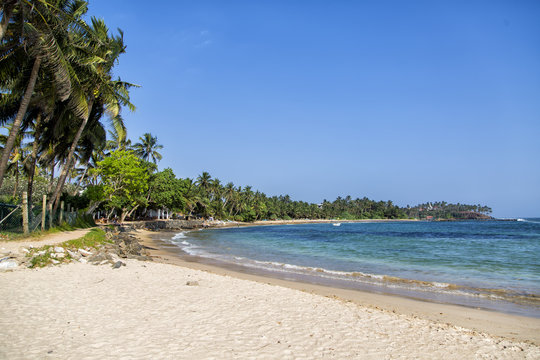 Mirissa beach at Sri Lanka