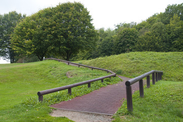 The Path to the Next Tee at a Beautiful Golf Course