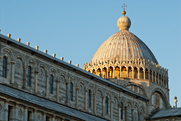 Fototapeta na wymiar Duomo di Pisa, cupola della cattedrale