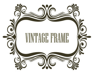 Vintage frame with embellishments