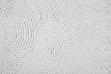 Texture of bend arc line, rough crest white background
