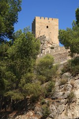 Ancient Castle Sax in Alicante Spain