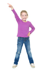 Fototapeta premium Happy little girl