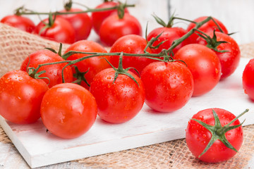 Ripe cherry tomatoes