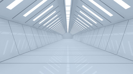 Futuristic corridor