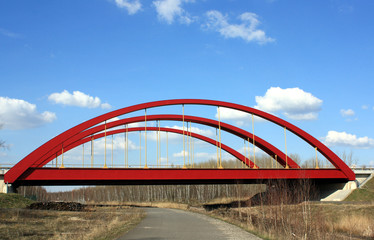 A 38, Autobahnbrücke, Neue Harth bei Leipzig