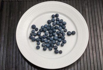 Plate  with berries