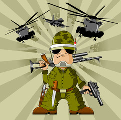 soldiers and aviation
