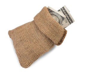 Bag with money