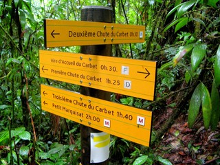 Direction les Chutes du Carbet, Guadeloupe