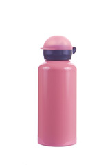 Pink bottle for water