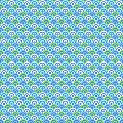 Abstract water circle pattern wallpaper. Vector illustration