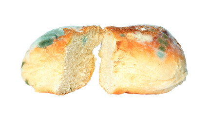 Faules Brötchen geschnitten