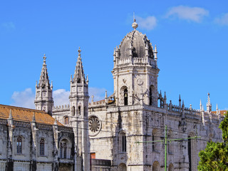 Fototapeta na wymiar Jeronimos Monastery in Lisbon