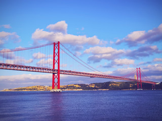 Fototapeta na wymiar Bridge in Lisbon