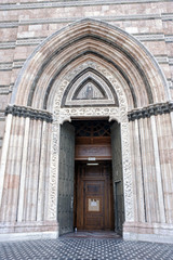 Fototapeta premium Right Portal in the Cathedral of Messina