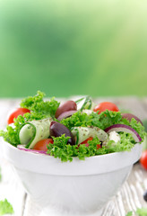 Fresh salad.