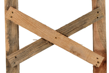 Design of the rough wooden planks.