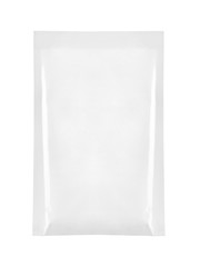 white package template bag food