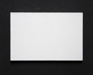 Blank white canvas