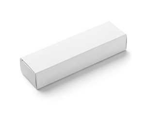 Fototapeta premium white box container template blank package