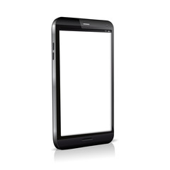 modern smart phone isolation vector