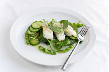 Cod and Green Vegetables